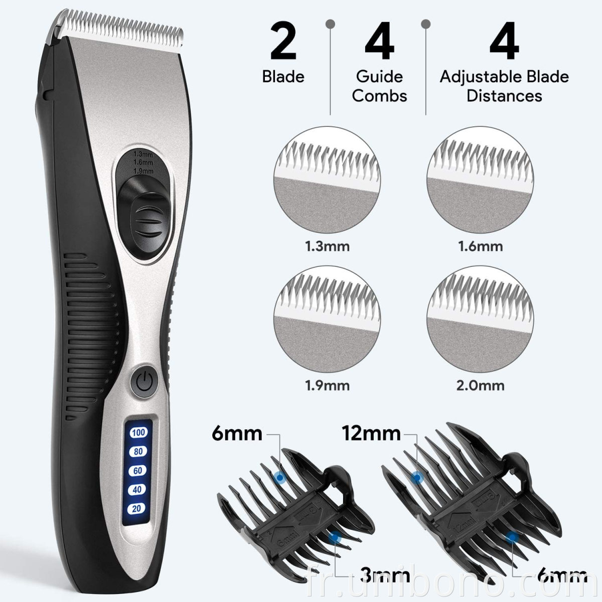 Rechargeable Low noise Pet Hair Clipper